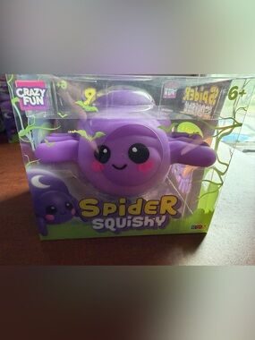 Halloween Purple Spider Squishy